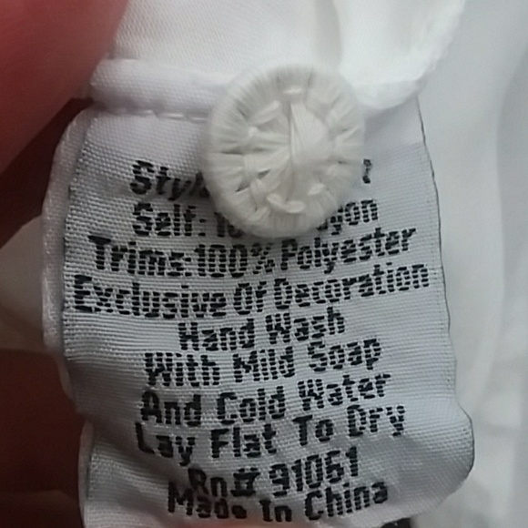 Johnny was biya xs white flowy embellished tank - Picture 5 of 8